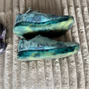 NOBULL Teal and Yellow Athletic Shoes